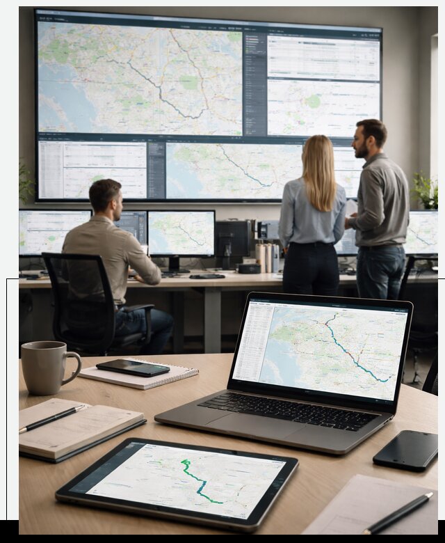 Трекинг грузов и Fleet Management, мониторинг автопарка в Ростове