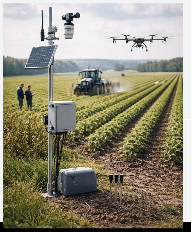 Разработка IoT мониторинга полей в Ростове от 8724 р. | АвикейРсв